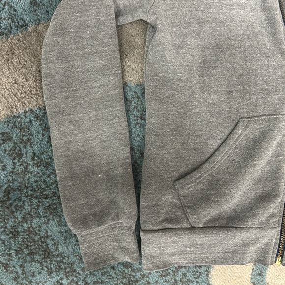Aviator Nation Heather Grey Lightening Bolt Hoodie.  Sz Small - Picture 7 of 14